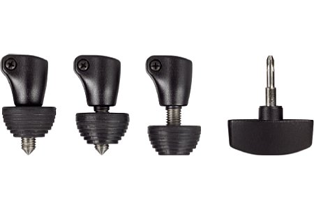 Manfrotto MA 160SPK3 Spikefüße [Foto: MediaNord]