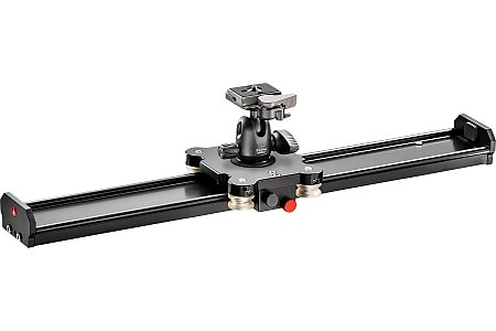 Manfrotto Slider MVS060A mit 494RC2. [Foto: Manfrotto Distribution]