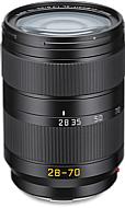 Das Leica Vario-Elmarit-SL 1:2,8 28-70 mm Asph. besitzt ein eloxiertes Aluminiumgehäuse und wiegt nur 572 Gramm bei einer Länge von 10,2 und einem Durchmesser von 7,2 Zentimeter. [Foto: Leica]