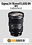 Sigma 24-70 mm F2.8 DG DN Art mit Sony Alpha 7R III Labortest (Labortest-Protokoll)