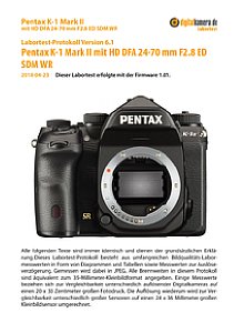 Pentax K-1 Mark II mit HD DFA 24-70 mm F2.8 ED SDM WR Labortest, Seite 1 [Foto: MediaNord]