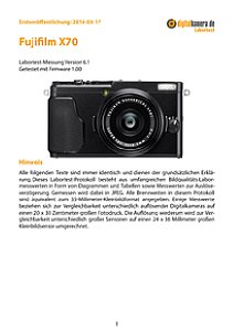 Fujifilm X70 Labortest, Seite 1 [Foto: MediaNord]