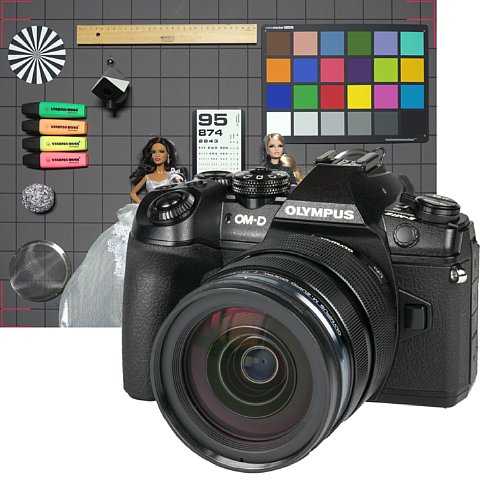 Vorschau des photographierten Testbildes mit Kamera
