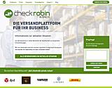 Beim Erstellen von Paketaufklebern über Checkrobin kann man aus mehreren Paketdiensten wählen. [Foto: Checkrobin, Screenshot: MediaNord]