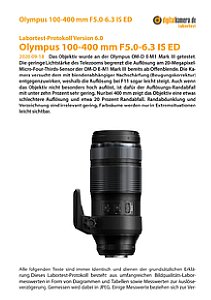 Olympus 100-400 mm F5.0-6.3 IS ED mit OM-D E-M1 Mark III Labortest, Seite 1 [Foto: MediaNord]