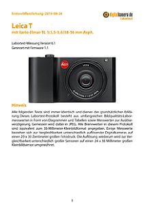 Leica T (Typ 701) mit Vario-Elmar-T 1:3,5-5,6/18-56 mm Asph. Labortest, Seite 1 [Foto: MediaNord]