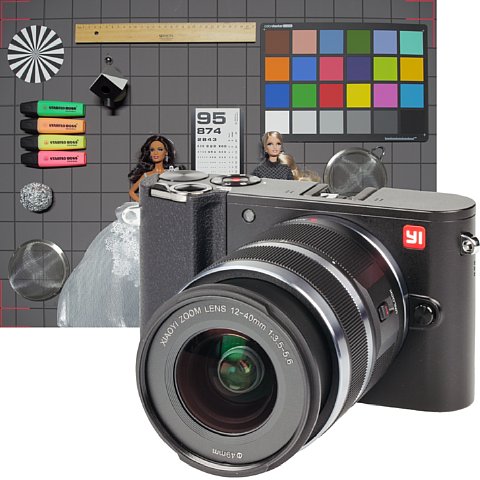 Vorschau des photographierten Testbildes mit Kamera