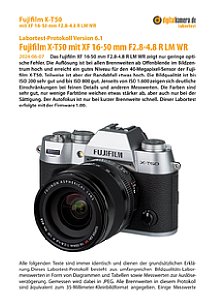 Fujifilm X-T50 mit XF 16-50 mm F2.8-4.8 R LM WR Labortest, Seite 1 [Foto: MediaNord]