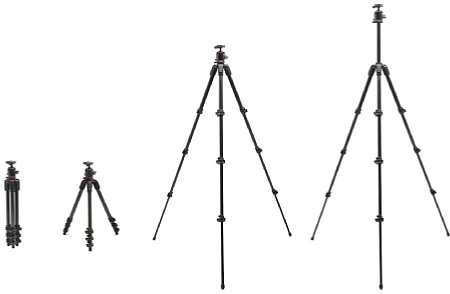 Manfrotto MK055CXPRO4-Q6T Carbonfaser-Stativ-Set mit Kugelkopf. [Foto: Manfrotto]