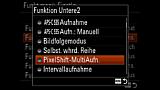 Fn-Menü bei Sony Alpha 7 Systemkameras individuell anpassen. [Foto: MediaNord (Screenshot)]