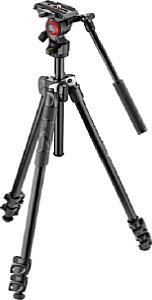 Manfrotto MK290LTA3-V Light Aluminium Stativ mit Befree Live. [Foto: Manfrotto]