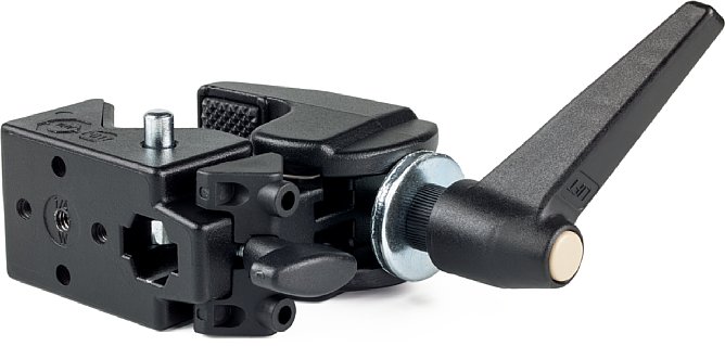 Manfrotto 035C Super Clamp mit Ratschengriff. [Foto: Manfrotto]