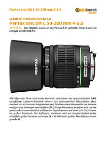 Pentax smc DA L 50-200 mm 4-5.6 mit K-01 Labortest, Seite 1 [Foto: MediaNord]