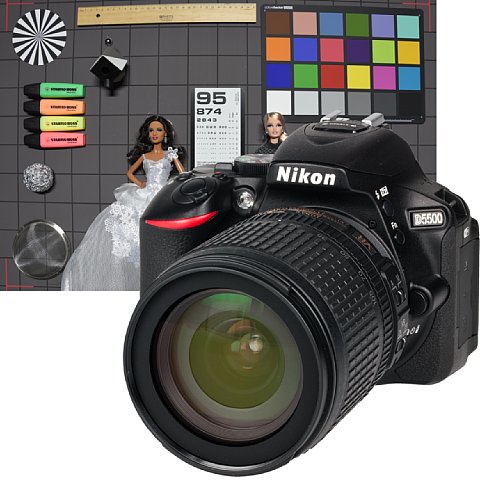 Vorschau des photographierten Testbildes mit Kamera