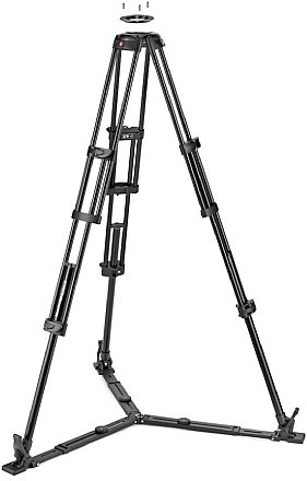 Manfrotto Fluid-Videokopf 504X mit Alu-Doppelrohrstativ GS (MVK504XTWINGA). [Foto: Manfrotto]