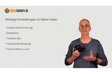 Screenshot aus dem Fotoseminar Professionell Filmen mit Fujifilm X-Systemkameras mit Michael Nagel. [Foto: MediaNord]