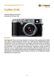 Fujifilm FinePix X100 Labortest, Seite 1 [Foto: MediaNord]