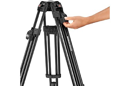 Manfrotto Doppelrohrstativ 645 Fast Twin Alu (MVTTWINFA). [Foto: Manfrotto]
