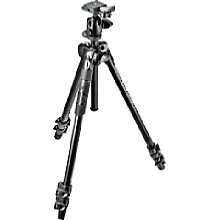 Manfrotto MK290LTA3-BH 290 Light Alu-Stativ mit 3 Beinsegmenten u. 494RC2 Kugelkopf