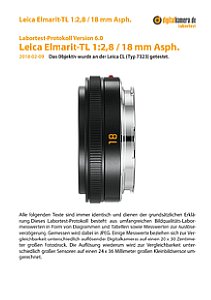 Leica Elmarit-TL 1:2,8 / 18 mm Asph. mit CL (Typ 7323) Labortest, Seite 1 [Foto: MediaNord]