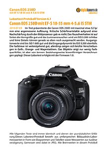 Canon EOS 250D mit EF-S 18-55 mm 4-5.6 IS STM Labortest, Seite 1 [Foto: MediaNord]