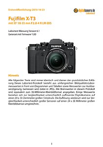 Fujifilm X-T3 mit XF 18-55 mm F2.8-4 R LM OIS Labortest, Seite 1 [Foto: MediaNord]