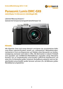 Panasonic Lumix DMC-GX8 mit G Vario 14-42 mm 3.5-5.6 II Asph OIS Labortest, Seite 1 [Foto: MediaNord]