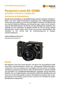 Panasonic Lumix DC-GX880 mit G Vario 12-32 mm 3.5-5.6 Asph. OIS Labortest, Seite 1 [Foto: MediaNord]