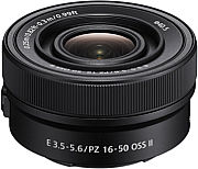 Das neue Sony E 16-50 mm F3.5-5.6 OSS PZ II besitzt nun ein mattes Gehäuse und ist mit 107 Gramm nochmal etwas leichter geworden. [Foto: Sony]