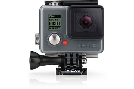 Von vorne ist die Hero+ LCD von der Hero nur durch den Aufdruck zu unterscheiden. [Foto: GoPro]