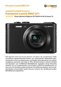 Panasonic Lumix DMC-LF1 Labortest, Seite 1 [Foto: MediaNord]