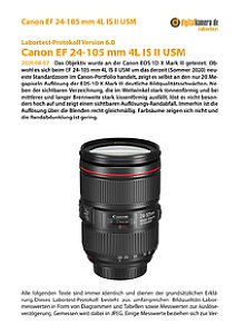 Canon EF 24-105 mm 4L IS II USM mit EOS-1D X Mark III Labortest, Seite 1 [Foto: MediaNord]