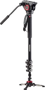 Manfrotto MVMPRO500 Fluid-Video-Monopod mit 500 Videoneiger. [Foto: Manfrotto]