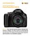 Canon PowerShot SX30 IS Labortest (Labortest-Protokoll)