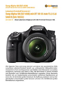 Sony Alpha 58 (SLT-A58) mit DT 18-55 mm 3.5-5.6 SAM II Labortest, Seite 1 [Foto: MediaNord]