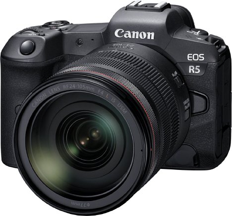 Bild Die Canon EOS R5 besitzt einen schnellen 45-Megapixel-Sensor mit 20 Serienbildern pro Sekunde inkl. AF und 8K-Videofunktion. [Foto: Canon]