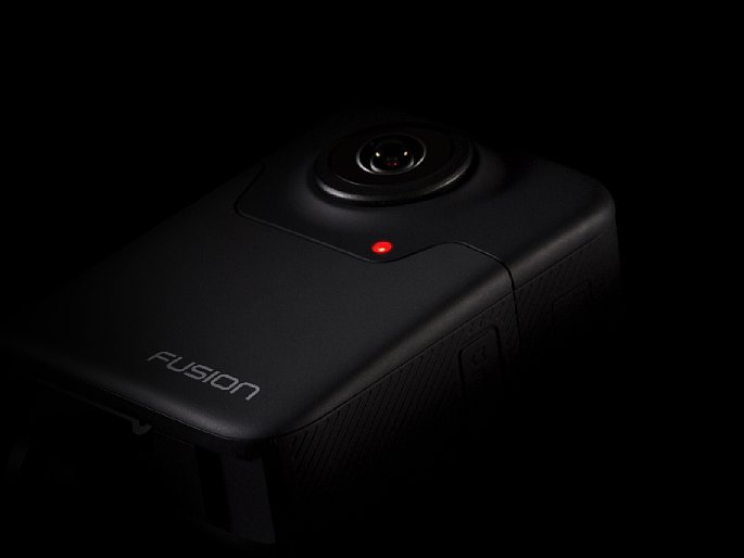 Bild Erstes Ankündigungsfoto der GoPro Fusion 360-Grad-Kamera. [Foto: GoPro]