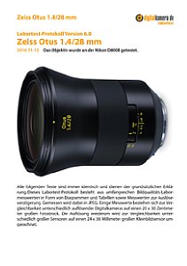 Zeiss Otus 1.4/28 mm mit Nikon D800E Labortest, Seite 1 [Foto: MediaNord]
