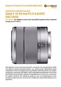 Sony E 18-55 mm F3.5-5.6 OSS (SEL1855) mit NEX-C3 Labortest, Seite 1 [Foto: MediaNord]