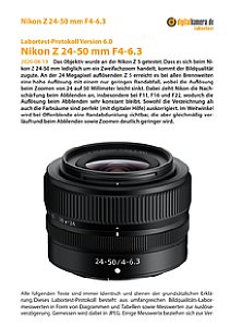 Nikon Z 24-50 mm F4-6,3 mit Z 5 Labortest, Seite 1 [Foto: MediaNord]