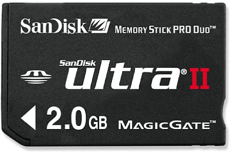 Sandisk Memory Stick Pro Duo Ultra II 2GByte [Foto: SanDisk]