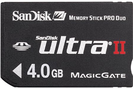 Sandisk Memory Stick Pro Duo Ultra II 4GByte [Foto: SanDisk]