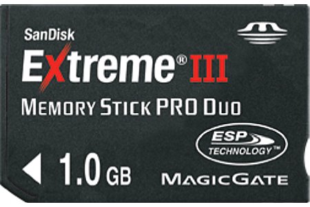 Sandisk Extreme III Memory Stick Pro Duo 1GByte [Foto: SanDisk]