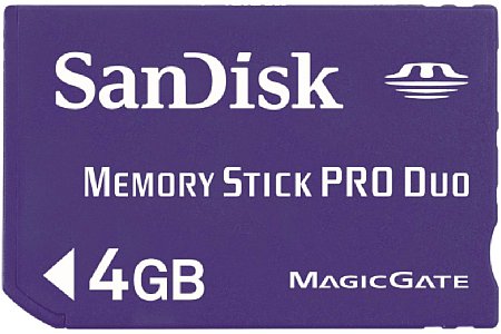 SanDisk Memory Stick PRO Duo 4 GByte [Foto: SanDisk]