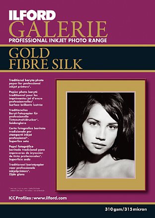 ILFORD Galerie Gold Fibre Silk Baryt-Fotopapier DIN A2 50x 310g/m² [Foto: ILFORD]