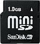 SanDisk miniSD ULTRA II 1 GByte