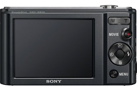 Bild Der rückwärtige Bildschirm der Sony Cyber-shot DSC-W810 misst 6,8 cm in der Diagonale und löst 230.400 Bildpunkte auf. [Foto: Sony]