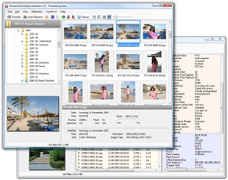 Bild Picmeta Picture Information Extractor (PIE) 3.9 [Foto: Picmeta Systems]