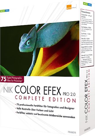 Bild Boxshot Nik Color Efex Pro 2.0 Complete Franzis-Edition [Foto: nik Software]