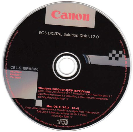Bild Canon Utility Disk [Foto: MediaNord]